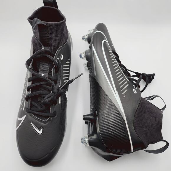 Mens Size 11 Nike Football Cleats Vapor Edge Pro 360 2 Black White FJ7023-001